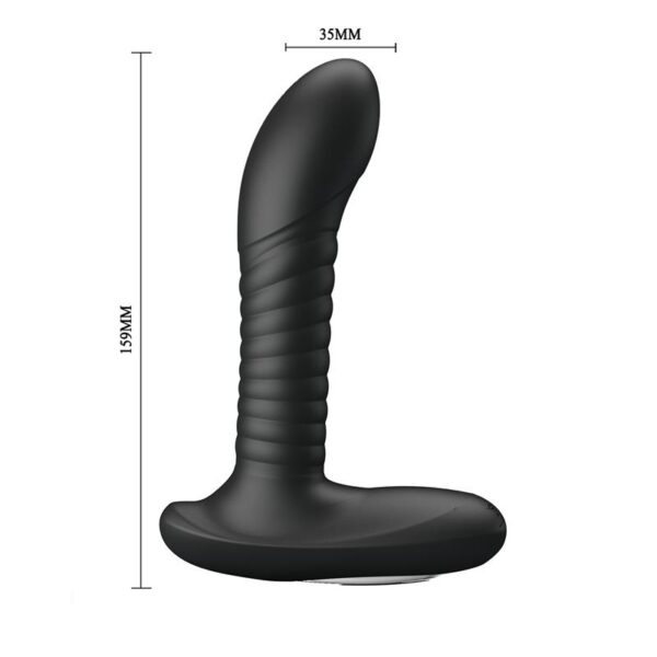 Anal Masager with Rolling Beads Black - Image 6