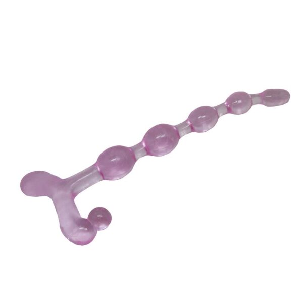 Bendy Twist Anal Beads Pink - Image 4