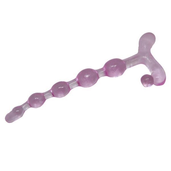 Bendy Twist Anal Beads Pink - Image 5