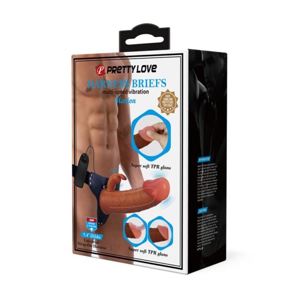Hollow Strap-on Dildo with Vibration 7.4 Mavion - Image 10