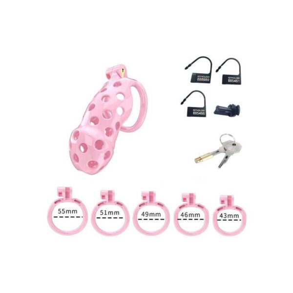 Penis Cage PC03 Pink - Image 4