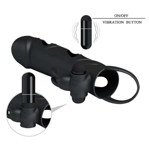 Penis Sleeve with Vibration 5.5 - Image 7