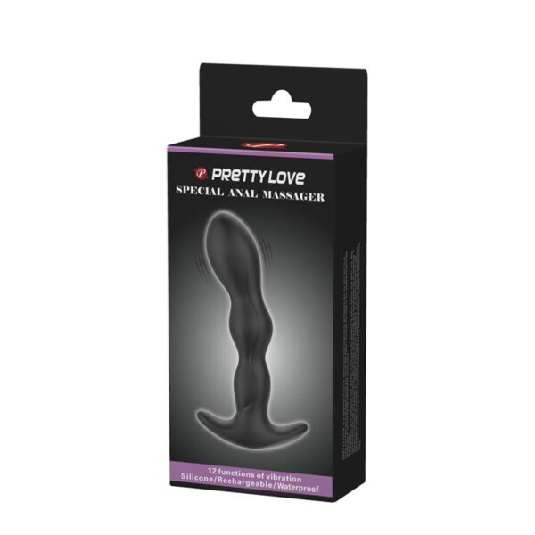 Yale Butt Plug with Vibration Black - Image 10