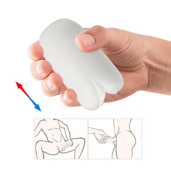 Masha Masturbator Egg Double Texture Whit - Image 4