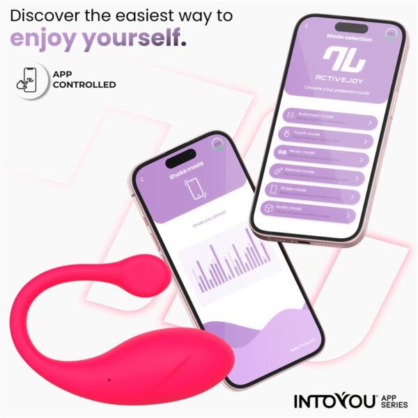 Bulby Vibrating Egg with App Dark Pink - Image 6