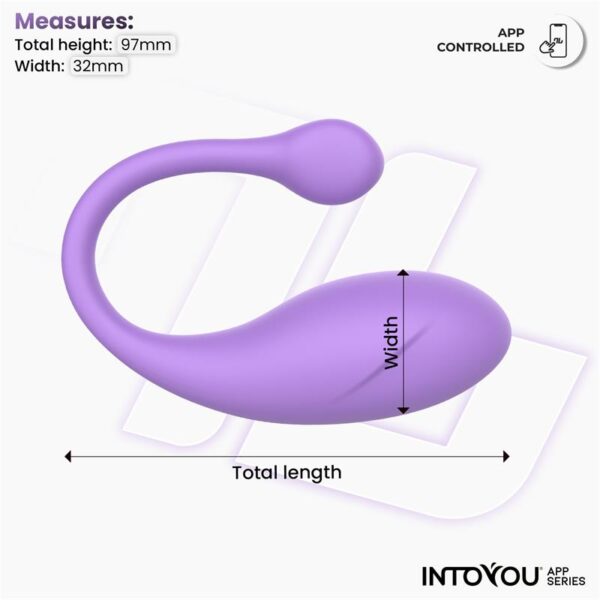 Bulby Egg Vibrator with App Lavander - Image 9