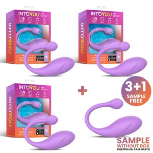 Pack 3 + Tester Bulby Egg Vibrator with APP Lavender