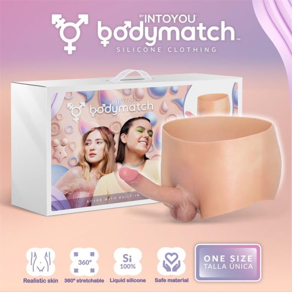 Blayke Boxer with 18 cm Built-in Penis Liquid Silicone One Size - Image 6