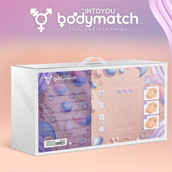 Bowie Realistic Breast Form Liquid Silicone C Cup - Image 5