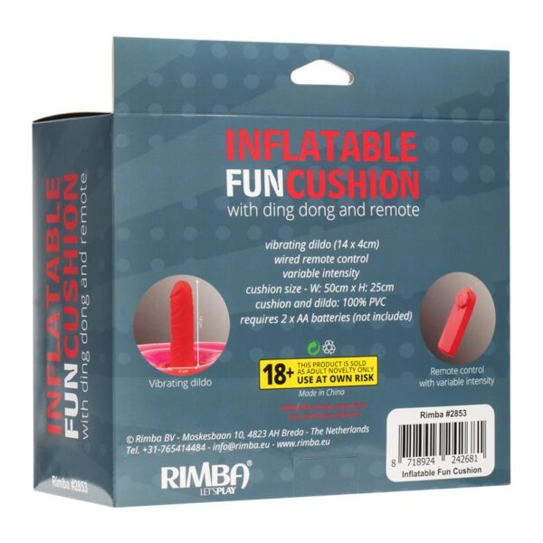 Inflatable Cushion with Vibrating Dildo and Rmote Ding Dong - Image 7