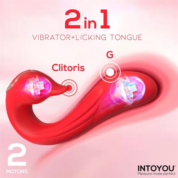 Swana Vibrator Licking Tongue with Angle Adjustable - Image 5