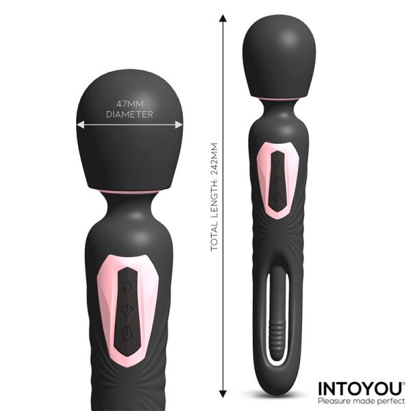 Lexy Vibrating Wand with Internal Flipping Tongue - Image 6