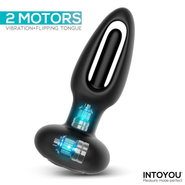 Sasha Vibrating Plug with Flipping Tongue and Remote Control - Image 3