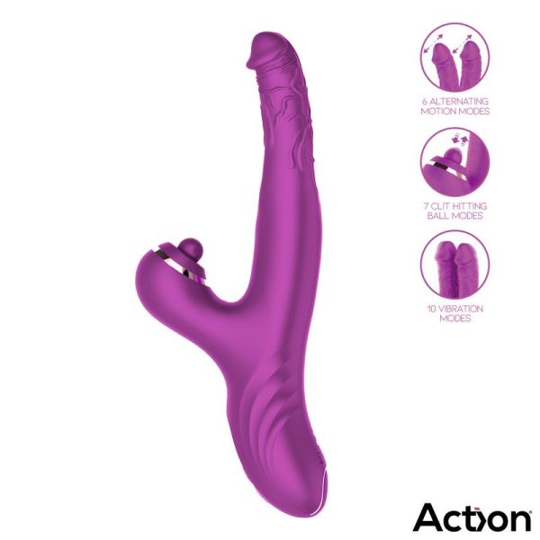 Nico Vibe with Clit Hitting Ball and Alternating Dildos - Image 7