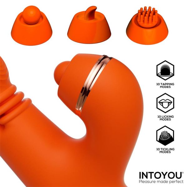 Ethan Vibrator 360º G-spot Massage with Multifunction Caps - Image 4