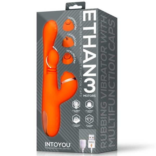 Ethan Vibrator 360º G-spot Massage with Multifunction Caps - Image 11