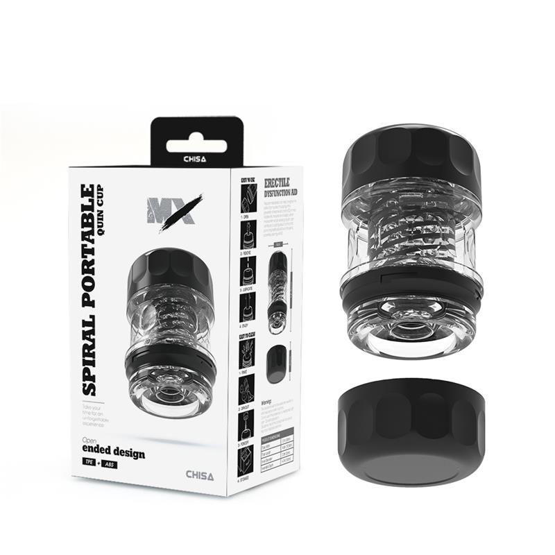 Spiral Portable Quin Cup Male Masturbator - Image 6