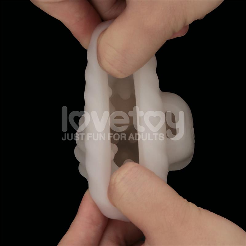 Knights Ring Vibrating Dual Purpose Sleeve - Image 12