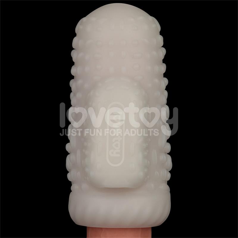 Knights Ring Vibrating Dual Purpose Sleeve Drip - Image 4