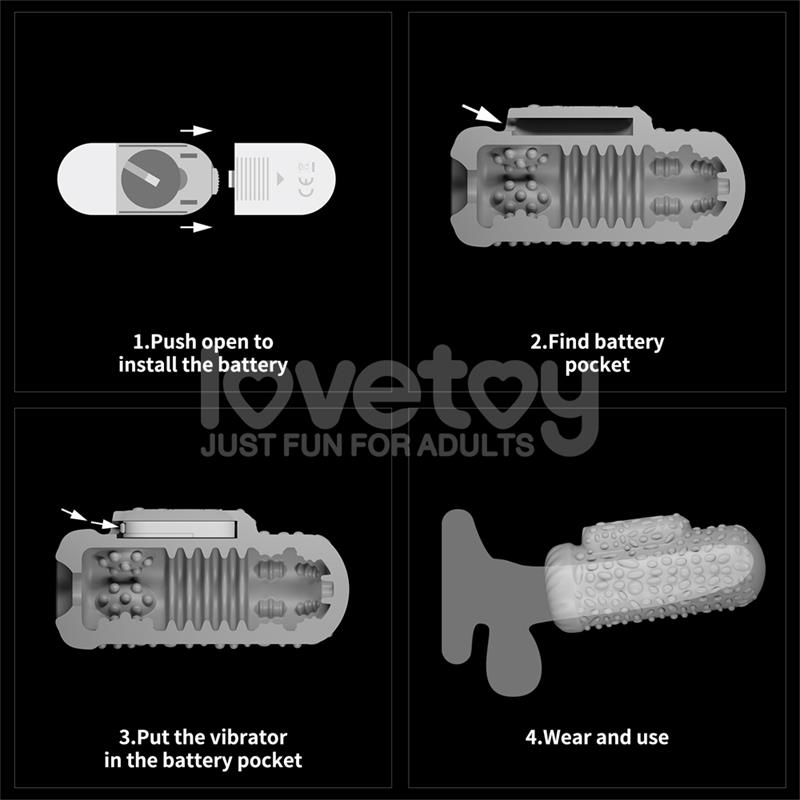 Knights Ring Vibrating Dual Purpose Sleeve Drip - Image 19