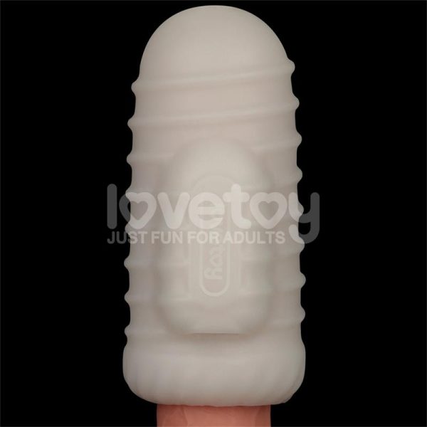 Knights Ring Vibrating Dual Purpose Sleeve Wavy - Image 11