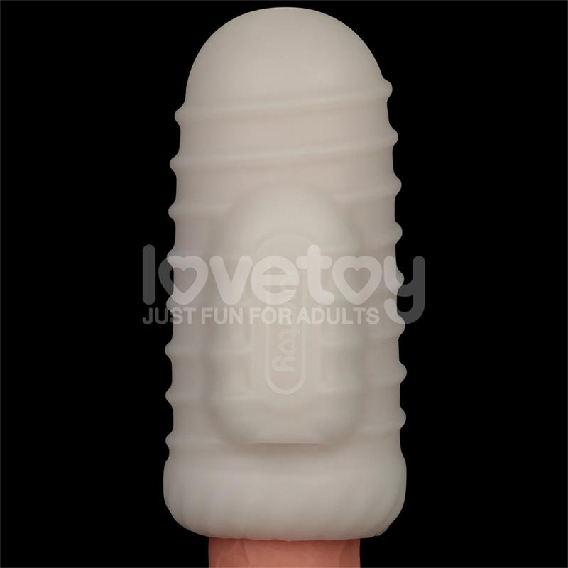 Knights Ring Vibrating Dual Purpose Sleeve Wavy - Image 11