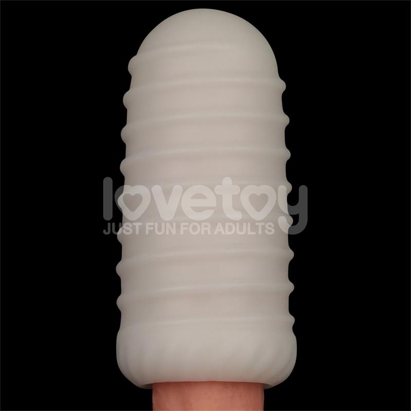Knights Ring Vibrating Dual Purpose Sleeve Wavy - Image 12