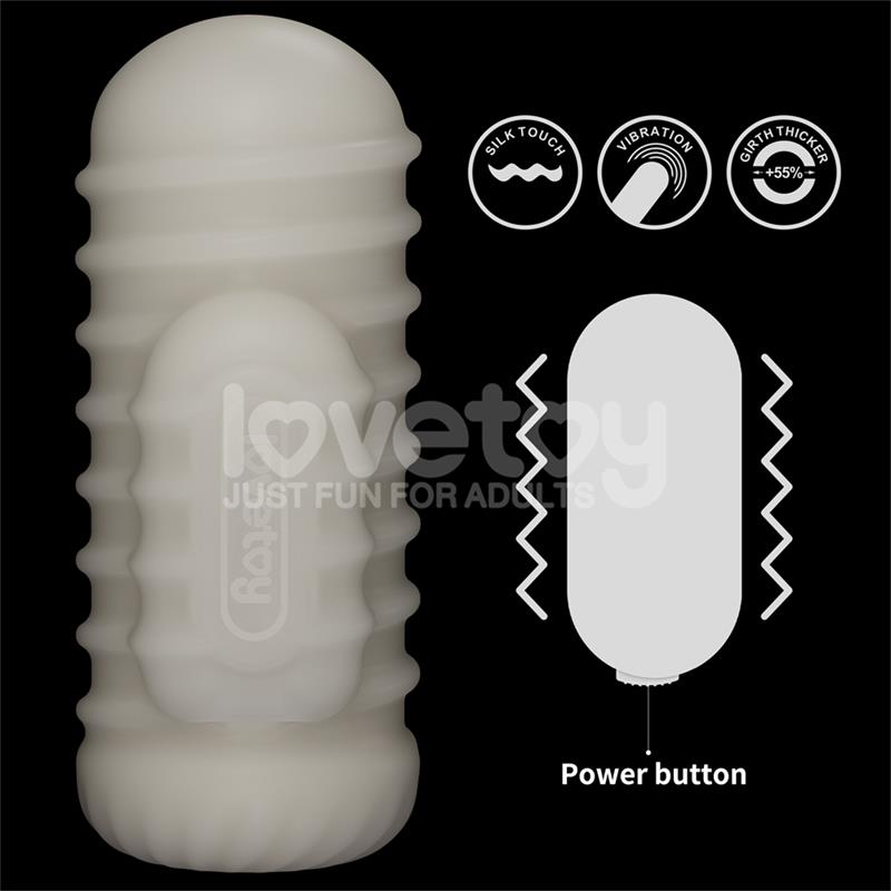 Knights Ring Vibrating Dual Purpose Sleeve Wavy - Image 21