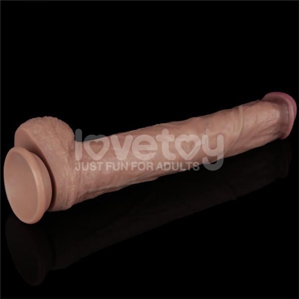 Dual Layered Bendable Dildo XXL 14,5 - Image 6