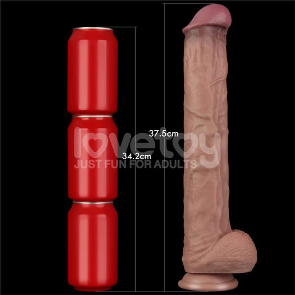 Dual Layered Bendable Dildo XXL 14,5 - Image 13