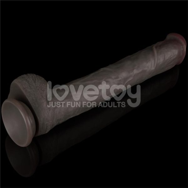 Dual Layered Bendable Dildo XXL 14,5 - Image 4