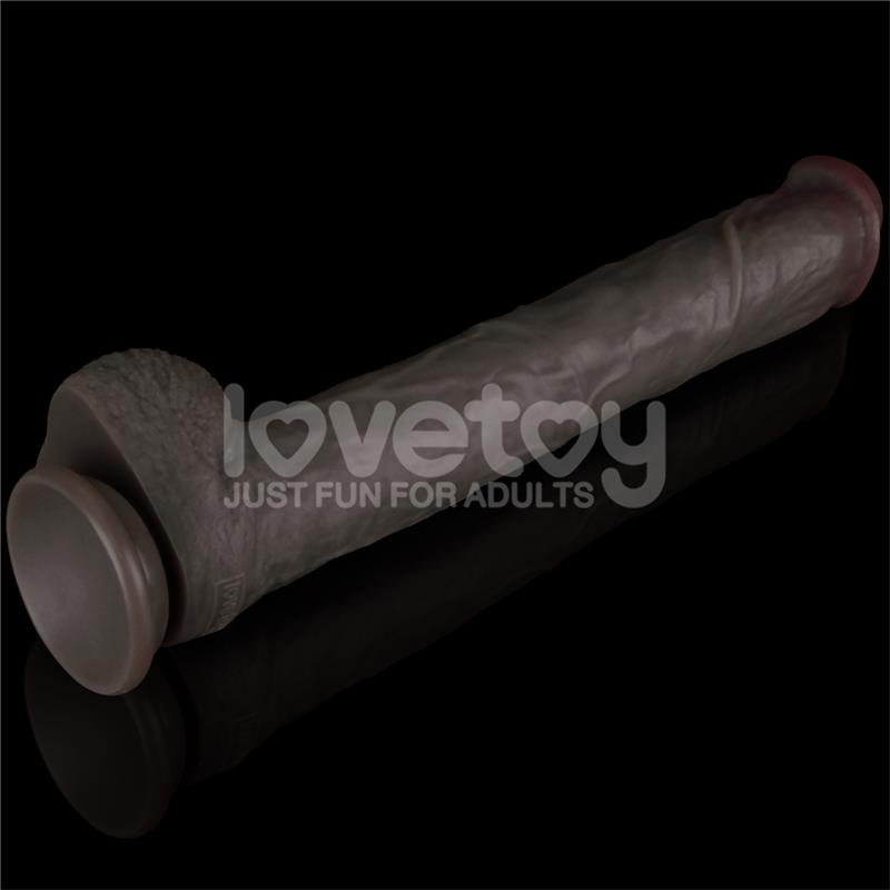 Dual Layered Bendable Dildo XXL 14,5 - Image 4