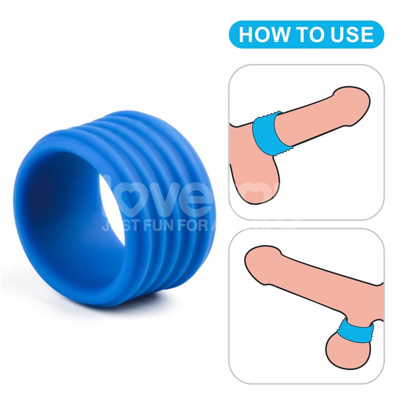Pinnacle Pro deep Rib Grip Penis Ring - Image 8