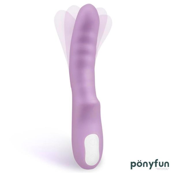 Brightpurple Vibe y Rotator Double Motor 360º USB Silicone - Image 3