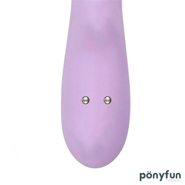 Brightpurple Vibe y Rotator Double Motor 360º USB Silicone - Image 4