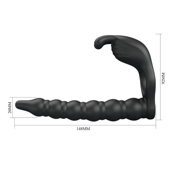 Blackney Cock Ring Vibrator Plug Silicone - Image 7