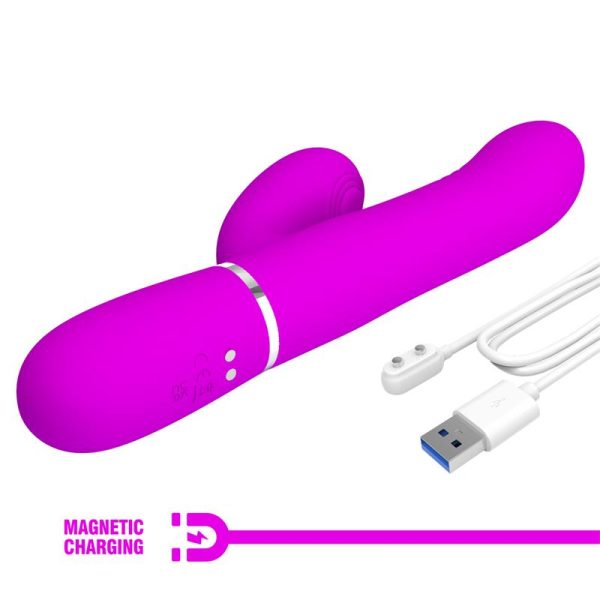 Mariana Vibrator 4 in 1 Silicone Fuchsia - Image 10