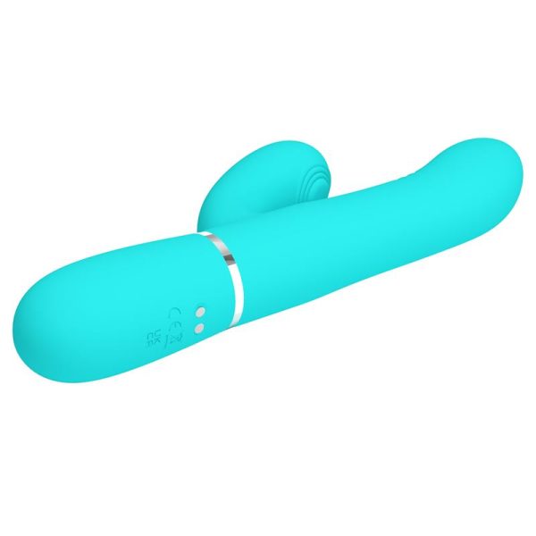 Mariana Vibrator 4 in 1 Silicone Turquoise - Image 6