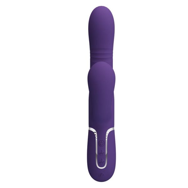 Mariana Vibrator 4 in 1 Silicone Purple - Image 2