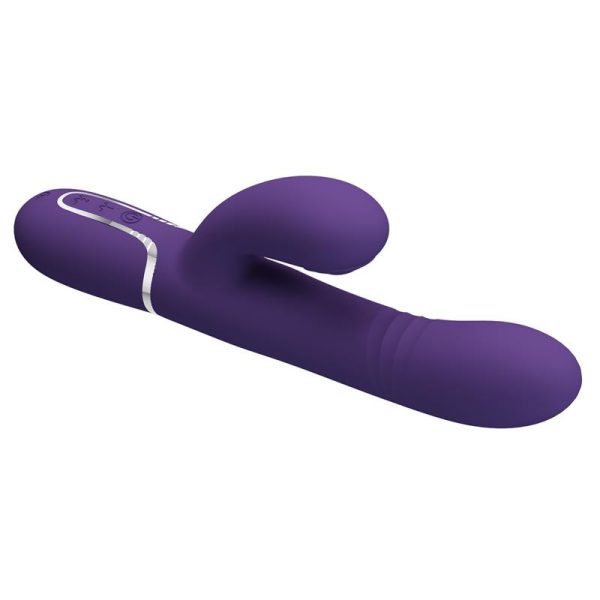 Mariana Vibrator 4 in 1 Silicone Purple - Image 3