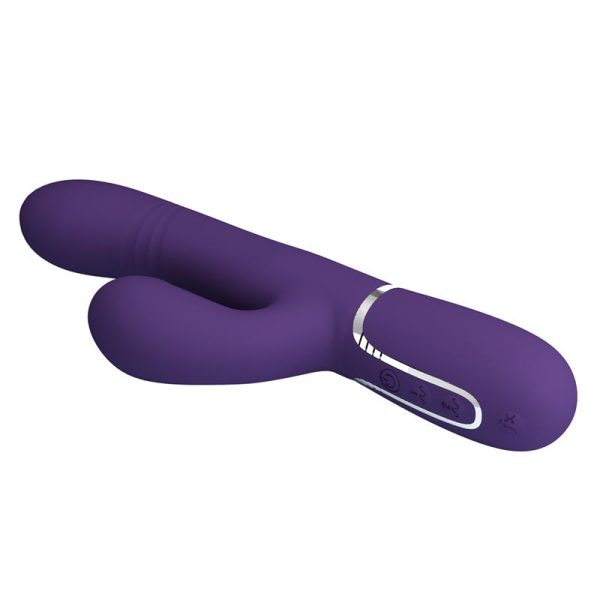 Mariana Vibrator 4 in 1 Silicone Purple - Image 5