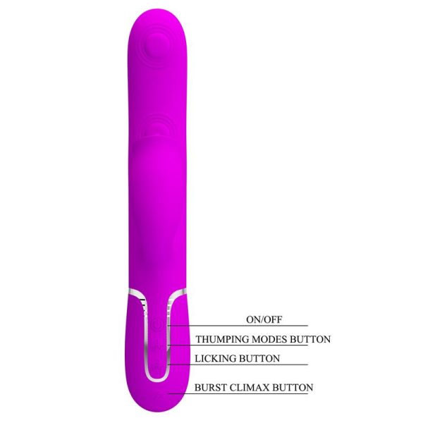 Gigi Vibrator Licking and Thumping Fuchsia - Image 9