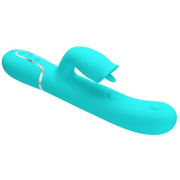 Gigi Vibrator Licking and Thumping Turquoise - Image 4