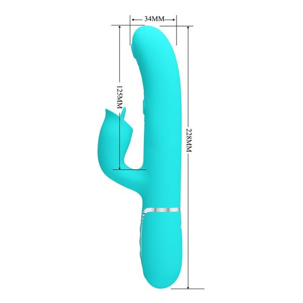 Gigi Vibrator Licking and Thumping Turquoise - Image 8