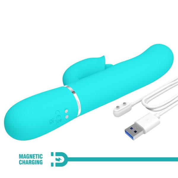 Gigi Vibrator Licking and Thumping Turquoise - Image 10