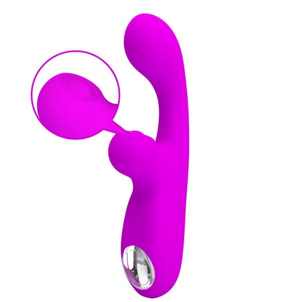 Skylar Bunny Vibrator and Thumping  Fuchsia - Image 3