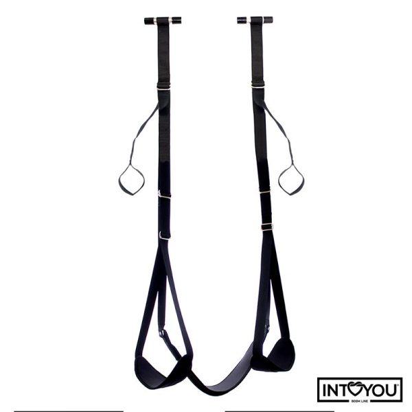 Adjustable Door Swing with Legs Support & Seat - Image 3