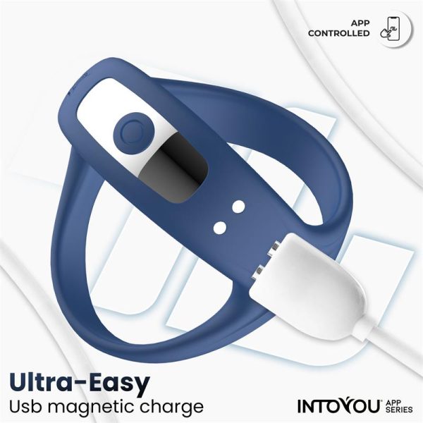 Rank Vibrating Ring with App Blue - Image 9