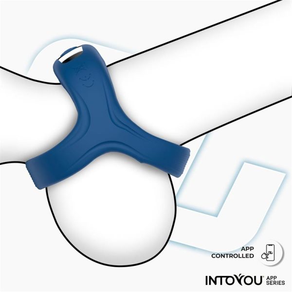 Rank Vibrating Ring with App Blue - Image 11