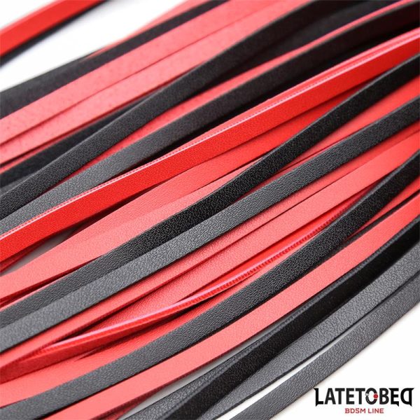 Red Black  Flogger 65 cm - Image 5